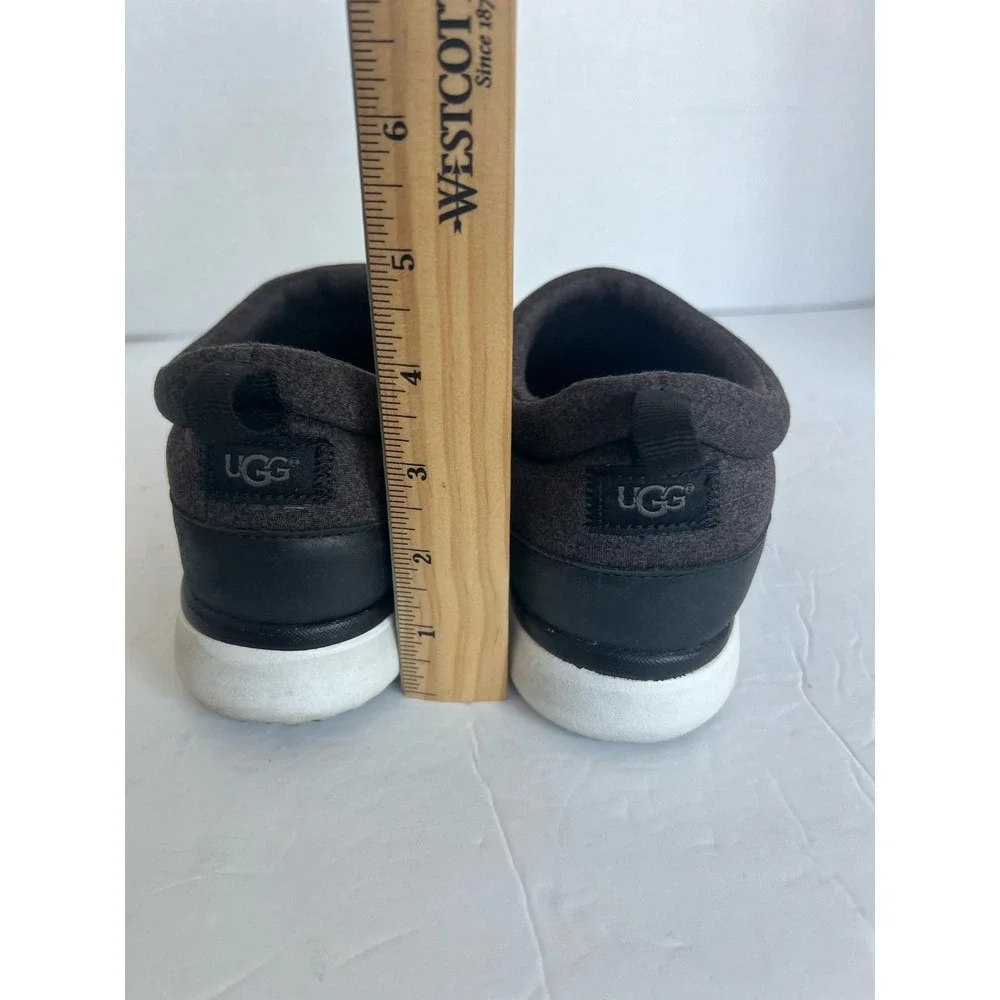 UGG Riviera Women's Slip On Gray Black White Comfort‎ Low Top Sneaker Shoes 7.5